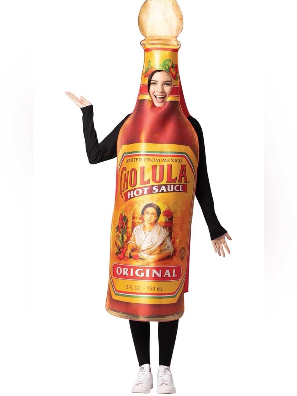 Adult Cholula Hot Sauce Bottle Costume